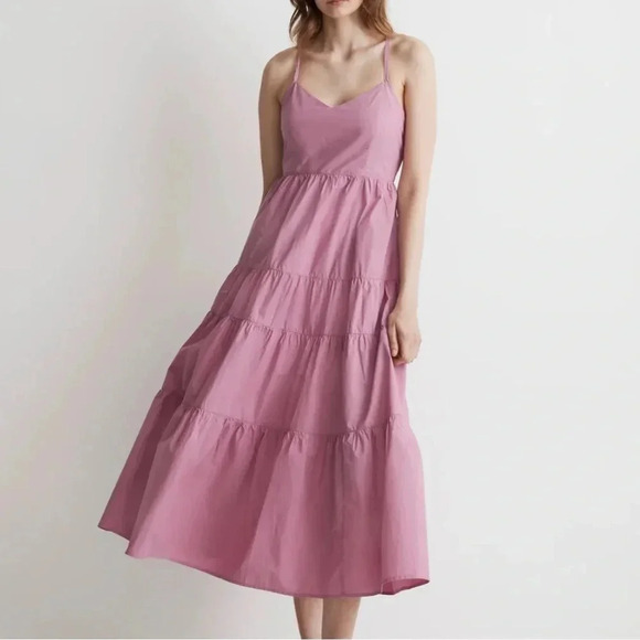 Madewell Sidonie Poplin Maxi Dress Size Small - Picture 1 of 5